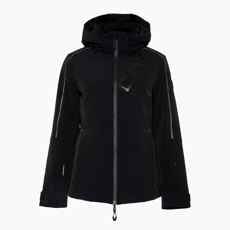 Damen Skijacke EA7 Emporio Armani Ski Cortina Logo Toray schwarz