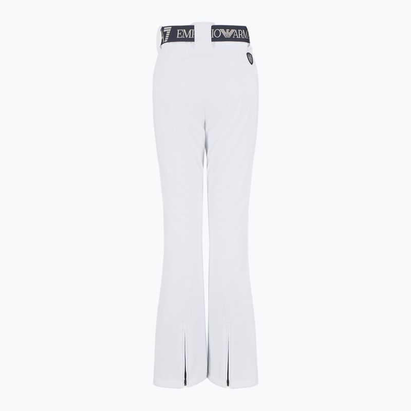 Damen Skihose EA7 Emporio Armani Ski Kitzbuhel High Waisted Softshell weiß 2