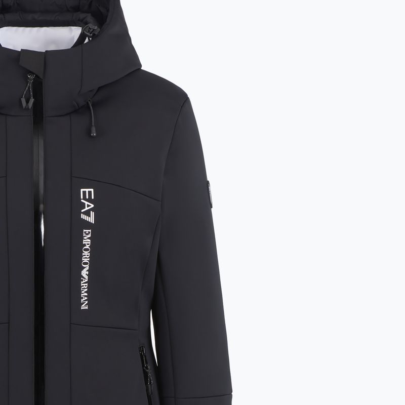 Skiset EA7 Emporio Armani Ski Kitzbuhel Softshell Tris Jacke + Hose + ärmellos schwarz 4