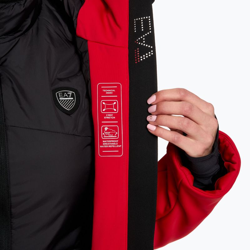 Skiset EA7 Emporio Armani Ski Kitzbuhel Softshell Tris Jacke + Hose + Weste salsa 18