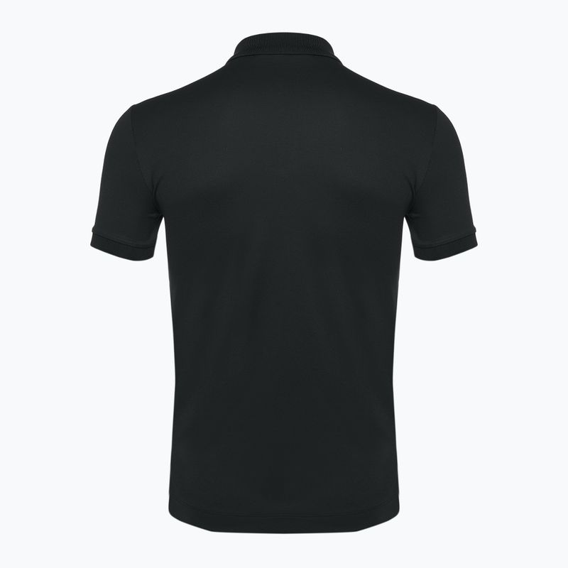 Herren EA7 Emporio Armani Zug Lux Polo Modal schwarzes T-shirt 2
