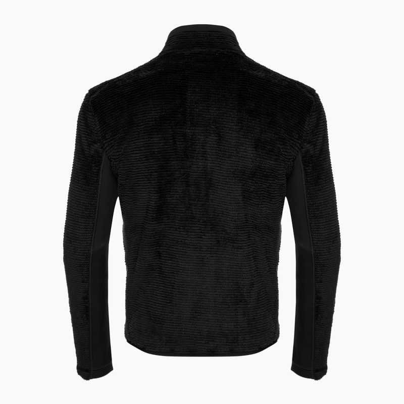 Ski Sweatshirt Hoodie Herren EA7 Emporio Armani Ski Cortina Polarfleece T-Top black 2