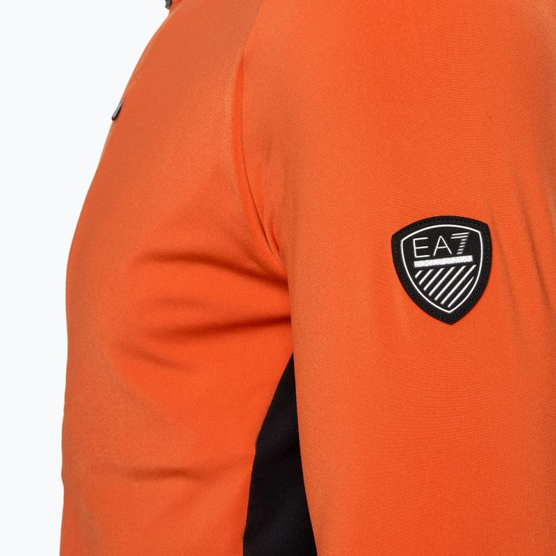 Ski Sweatshirt Hoodie Herren EA7 Emporio Armani Ski Kitzbuhel Powerstretch T-Top summer fig 3
