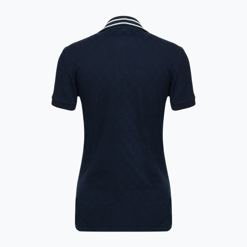 Damen EA7 Emporio Armani Golf Pro Polo Damier armani blau T-shirt 2