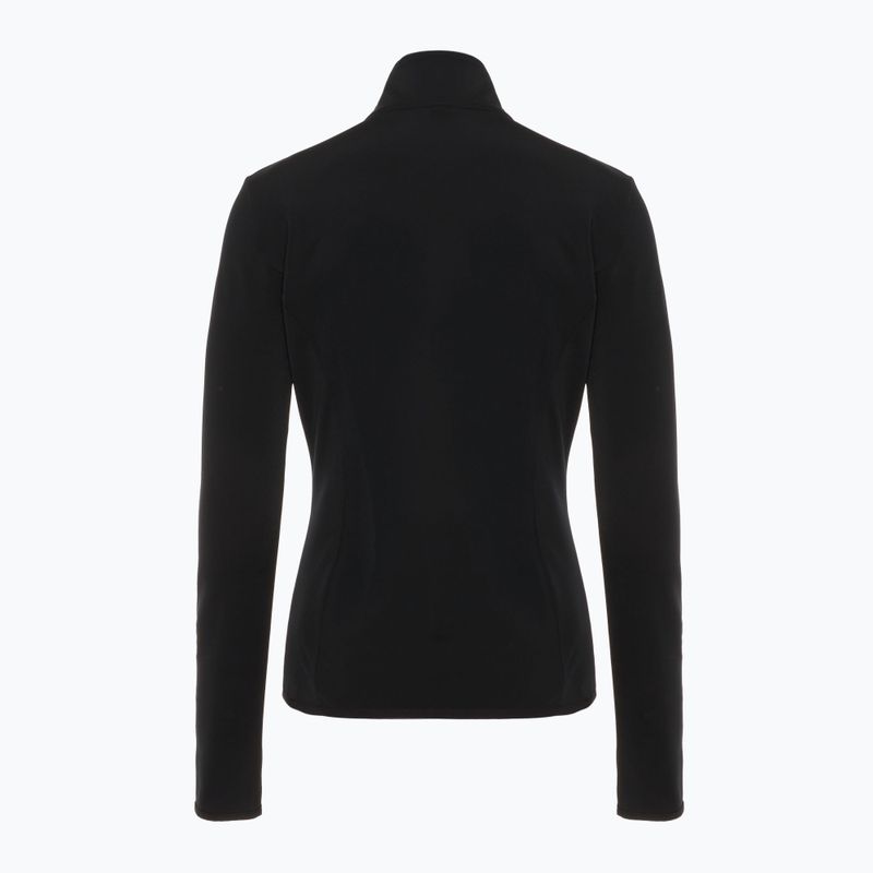 Ski Sweatshirt Hoodie Damen EA7 Emporio Armani Ski St. Moritz Powerstretch T-Top black 2