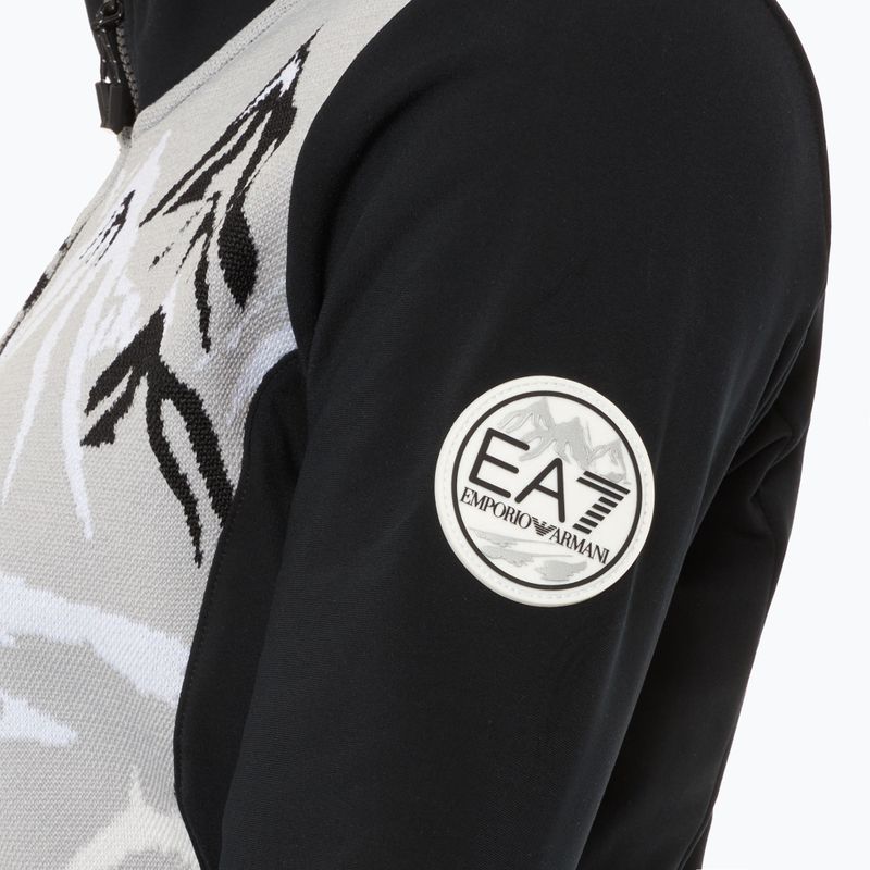 Ski Sweatshirt Hoodie Damen EA7 Emporio Armani Ski St. Moritz Powerstretch T-Top black 3