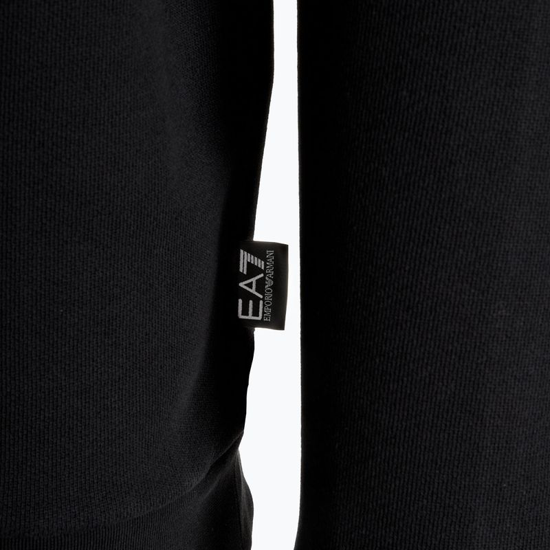 Sweatshirt Hoodie EA7 Emporio Armani Train Logo Series Embroidery T-Top Coft black 4
