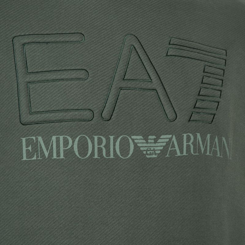 EA7 Emporio Armani Zug Logo Serie Stickerei T-Top Coft beetlee Sweatshirt 4