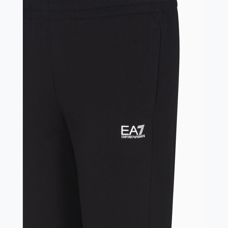 Herren EA7 Emporio Armani Train Core Identity Trainingsanzug FZ schwarz 4
