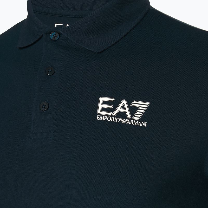 Herren EA7 Emporio Armani Zug Sichtbarkeit Poloshirt armani blau 3