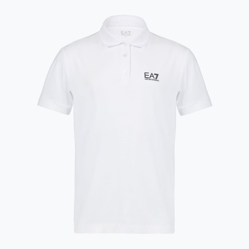 Herren EA7 Emporio Armani Core Identity Poloshirt weiß