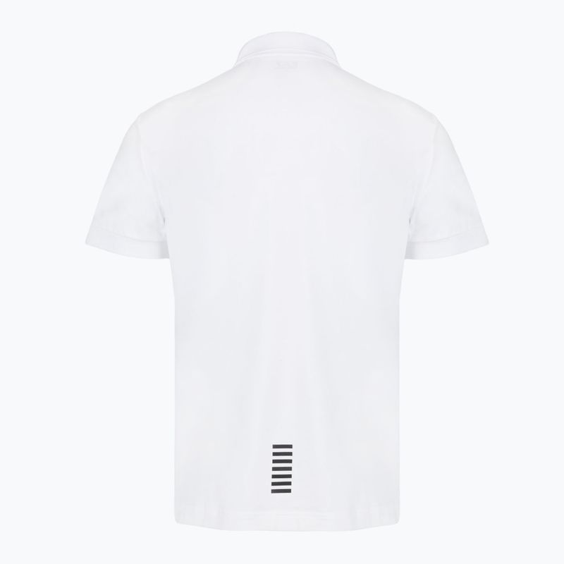 Herren EA7 Emporio Armani Core Identity Poloshirt weiß 2