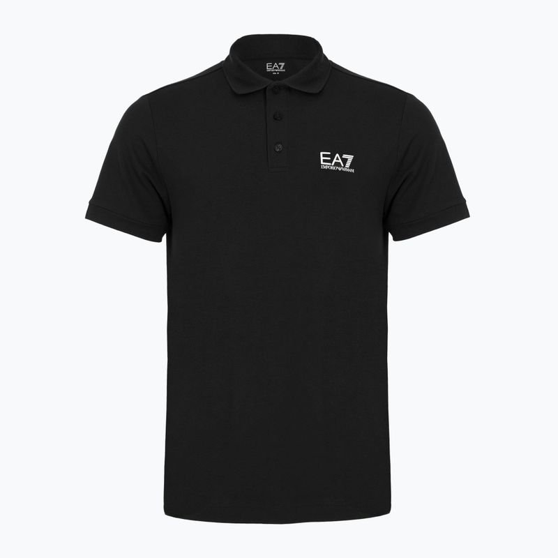Herren EA7 Emporio Armani Core Identity Poloshirt schwarz