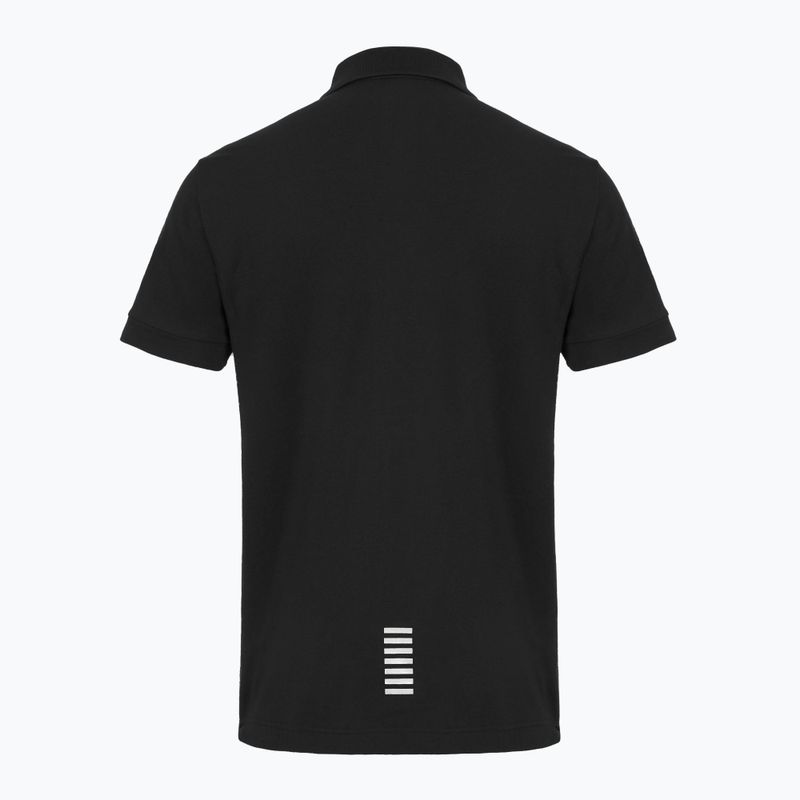 Herren EA7 Emporio Armani Core Identity Poloshirt schwarz 2