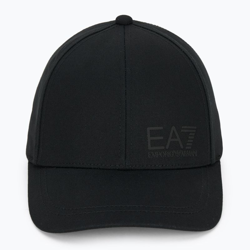 EA7 Emporio Armani TrainCore IdentityLogo Baseballkappe schwarz / schwarz 2