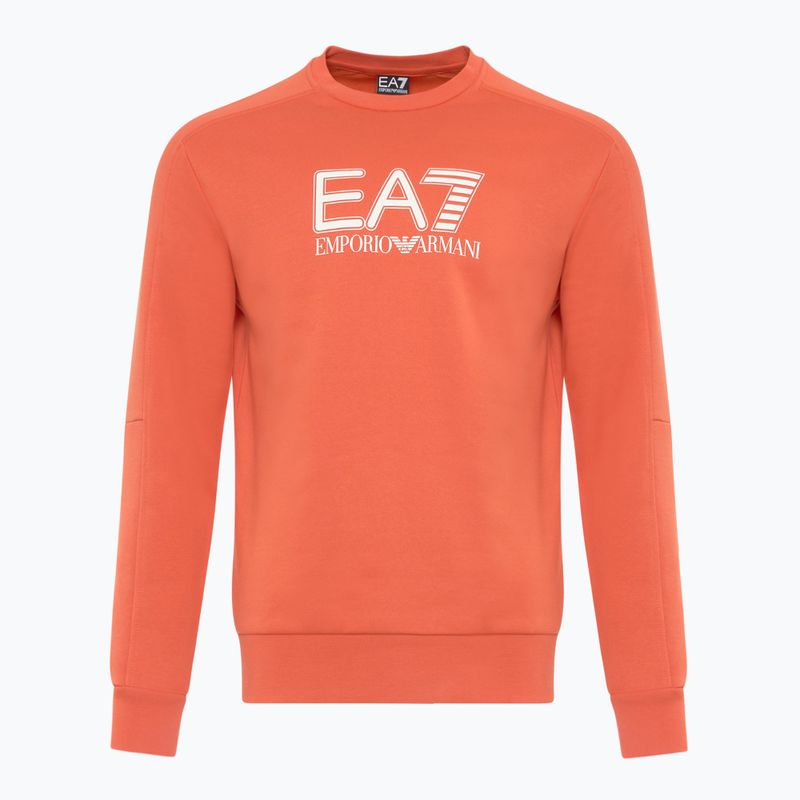 Herren EA7 Emporio Armani Zug Sichtbarkeit T-Top Sommer Feige Sweatshirt