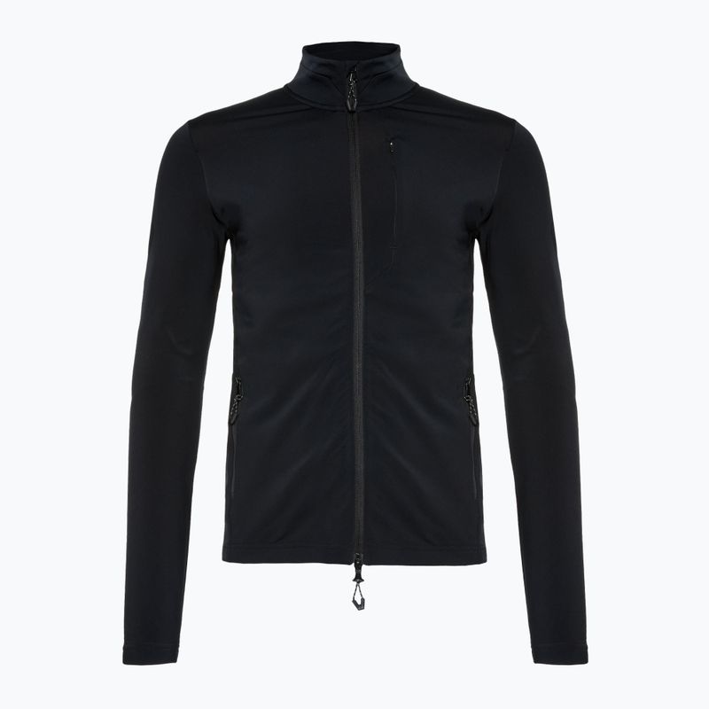 Ski Sweatshirt Hoodie Herren EA7 Emporio Armani Ski Kitzbuhel Powerstretch T-Top black