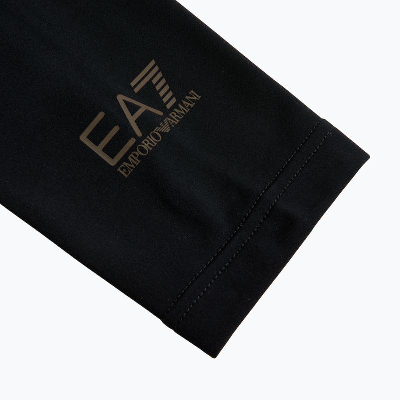 Ski Sweatshirt Hoodie Herren EA7 Emporio Armani Ski Kitzbuhel Powerstretch T-Top black 5