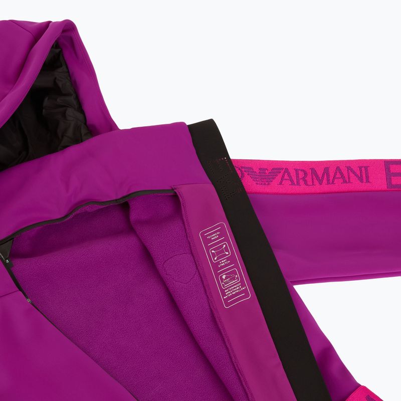 Damen EA7 Emporio Armani Ski Kitzbühel Softshell hollyhock Jumpsuit 6