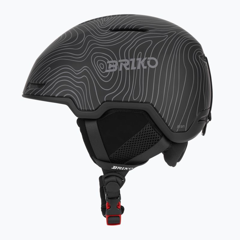 Skihelm Briko Aran matt black/abbey gray 3