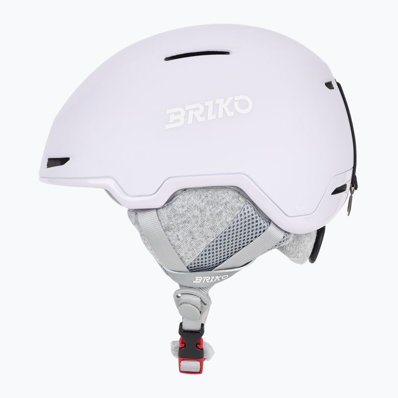 Skihelm Briko Yuki matte shiny mischka pink/white 3