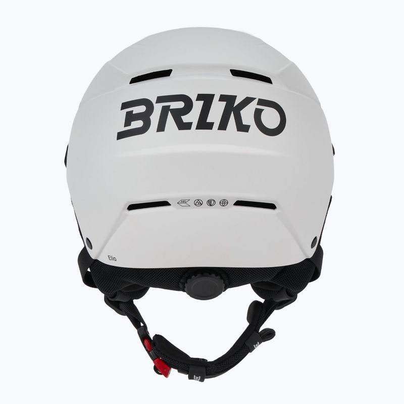 Skihelm Briko Elio Visor matte white/black 4