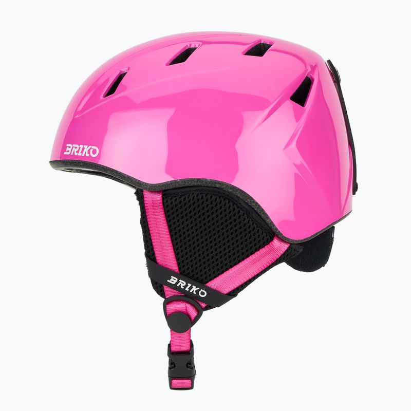 Kinder-Skihelm Briko Makalu Jr shiny pink/white 3