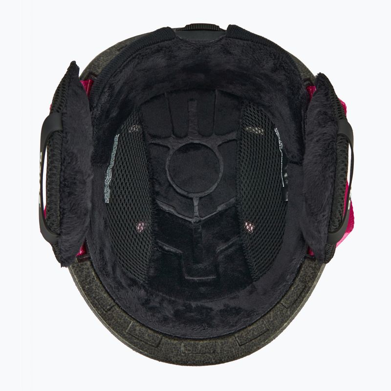 Kinder-Skihelm Briko Makalu Jr shiny pink/white 5