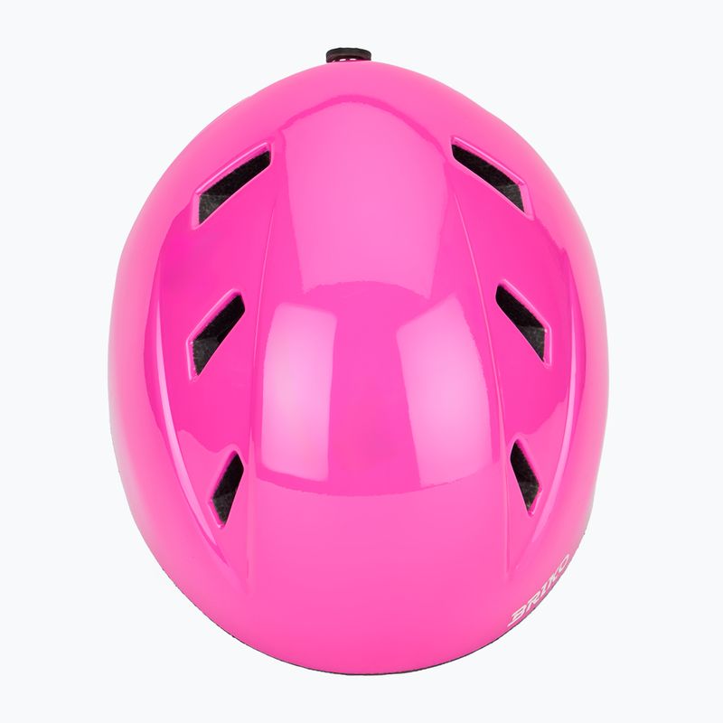 Kinder-Skihelm Briko Makalu Jr shiny pink/white 6
