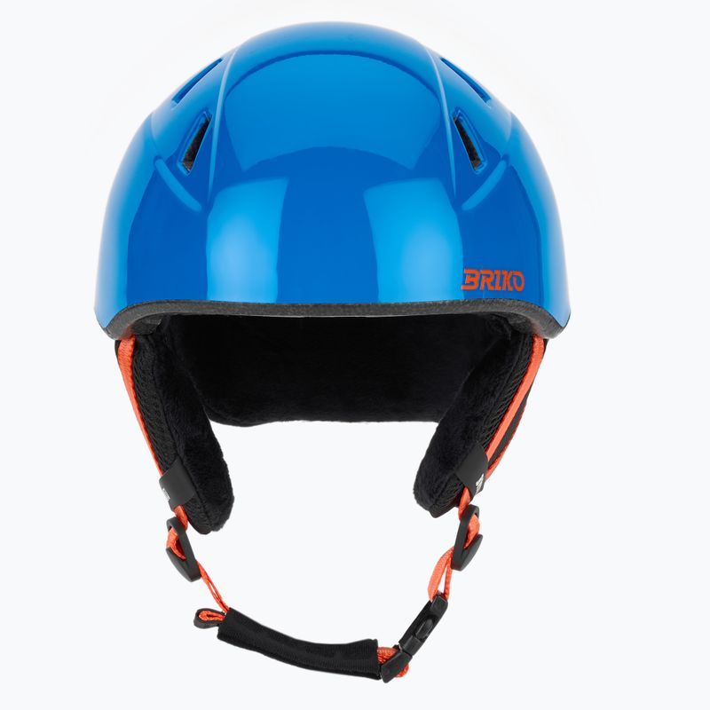 Kinder-Skihelm Briko Makalu Jr shiny lochmara blue/pomegranate red 2