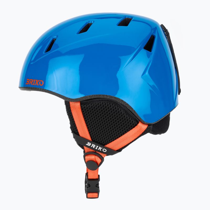 Kinder-Skihelm Briko Makalu Jr shiny lochmara blue/pomegranate red 3