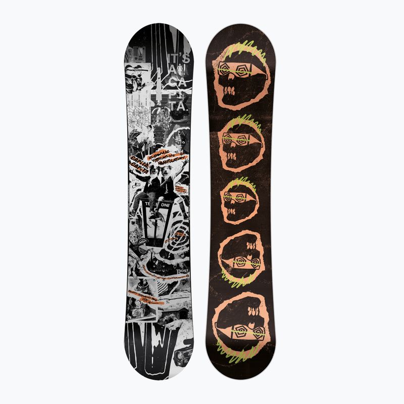 Herren CAPiTA Scott Stevens Pro Snowboard schwarz/weiß 1211127/155