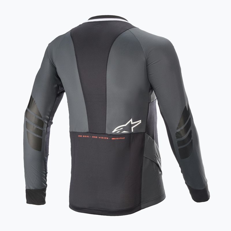 Alpinestars Herren Radtrikot Drop 8.0 LS Jersey schwarz 1766921/1793 2