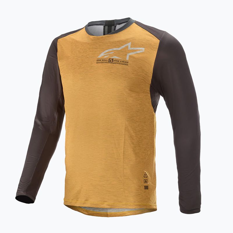 Alpinestars Herren Radtrikot Alps 6.0 V2 LS Jersey gelb 1763821/4010