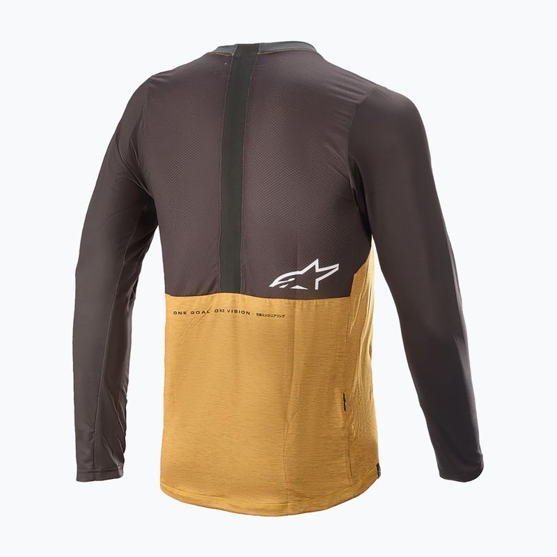 Alpinestars Herren Radtrikot Alps 6.0 V2 LS Jersey gelb 1763821/4010 2