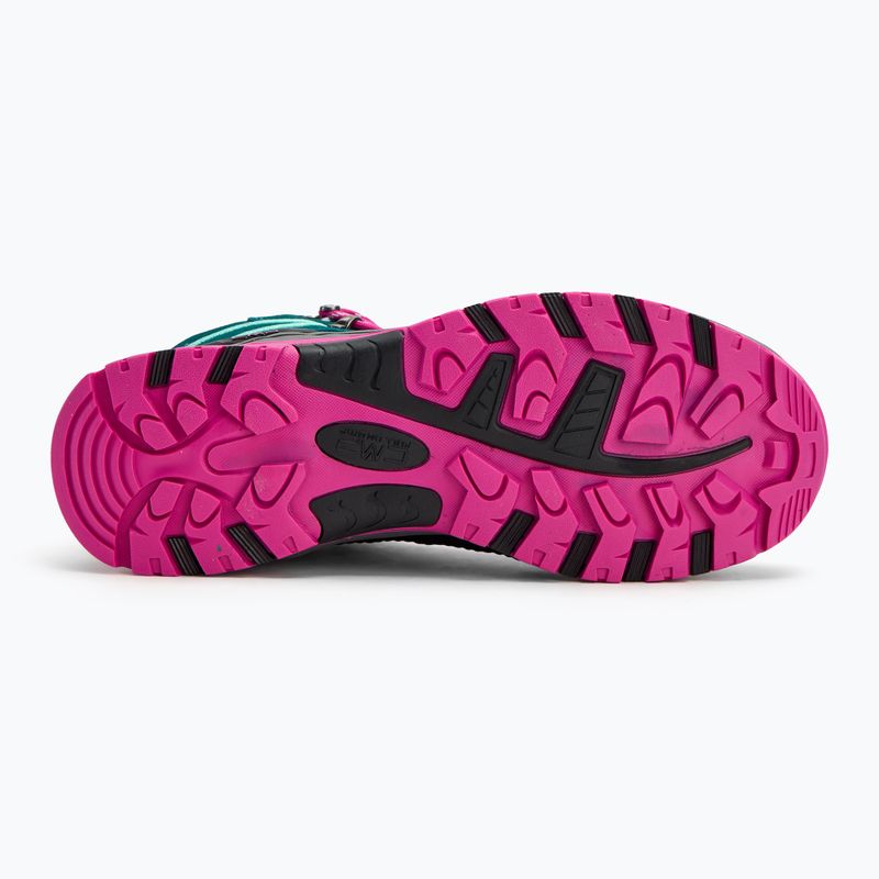 CMP Rigel Mid See / rosa fluo Junior Trekkingschuhe 4