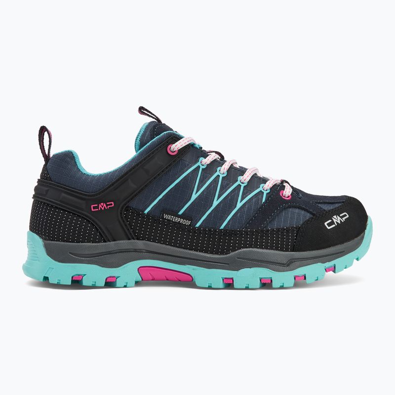 CMP Kinder-Trekking-Stiefel Rigel Low Wp b.blue/acqua 2