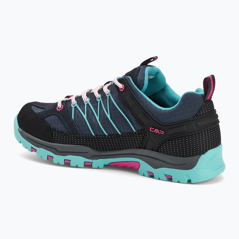 CMP Kinder-Trekking-Stiefel Rigel Low Wp b.blue/acqua 3