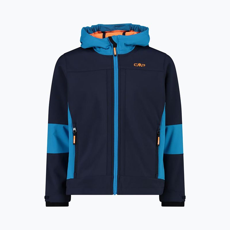 Softshelljacke Kinder CMP Fix Hood dunkelblau 3A94/1NM 8