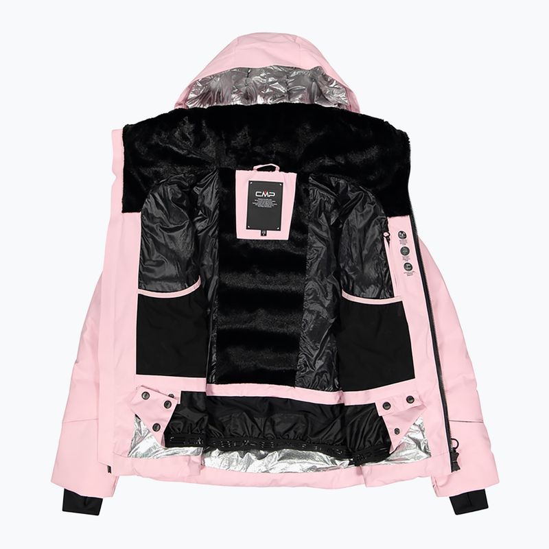 Daunenjacke Damen CMP Fix Hood rosa 32W266 8