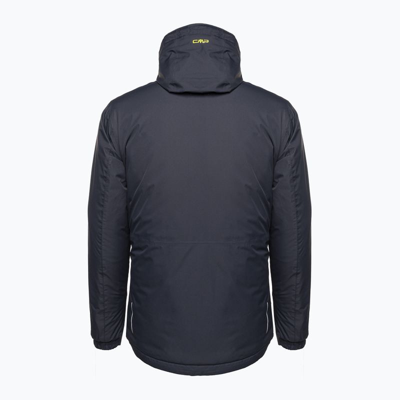Hybridjacke Herren CMP Fix Hood dunkelgrau 32Z1847/U423 2