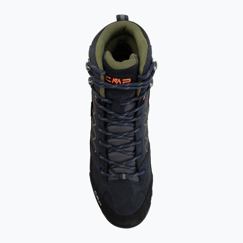 Herren-Trekkingstiefel CMP Moon Mid Wp b.blue/torba 5