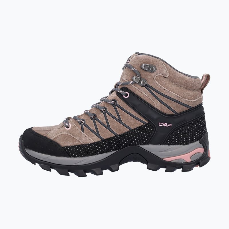 Damen-Trekkingstiefel CMP Rigel Mid Wp cenere 10