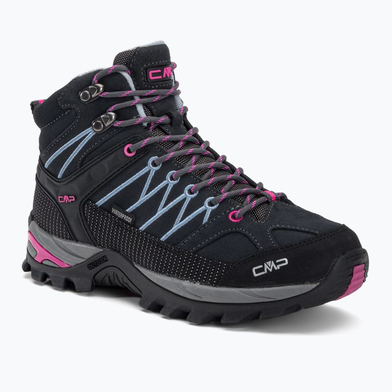 Damen-Trekkingschuhe CMP Rigel Mid Wp titanio/skyway