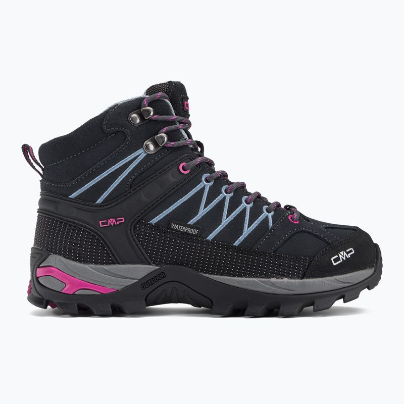 Damen-Trekkingschuhe CMP Rigel Mid Wp titanio/skyway 2