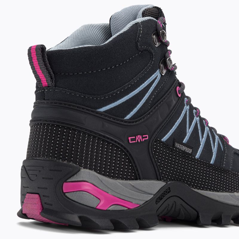 Damen-Trekkingschuhe CMP Rigel Mid Wp titanio/skyway 8