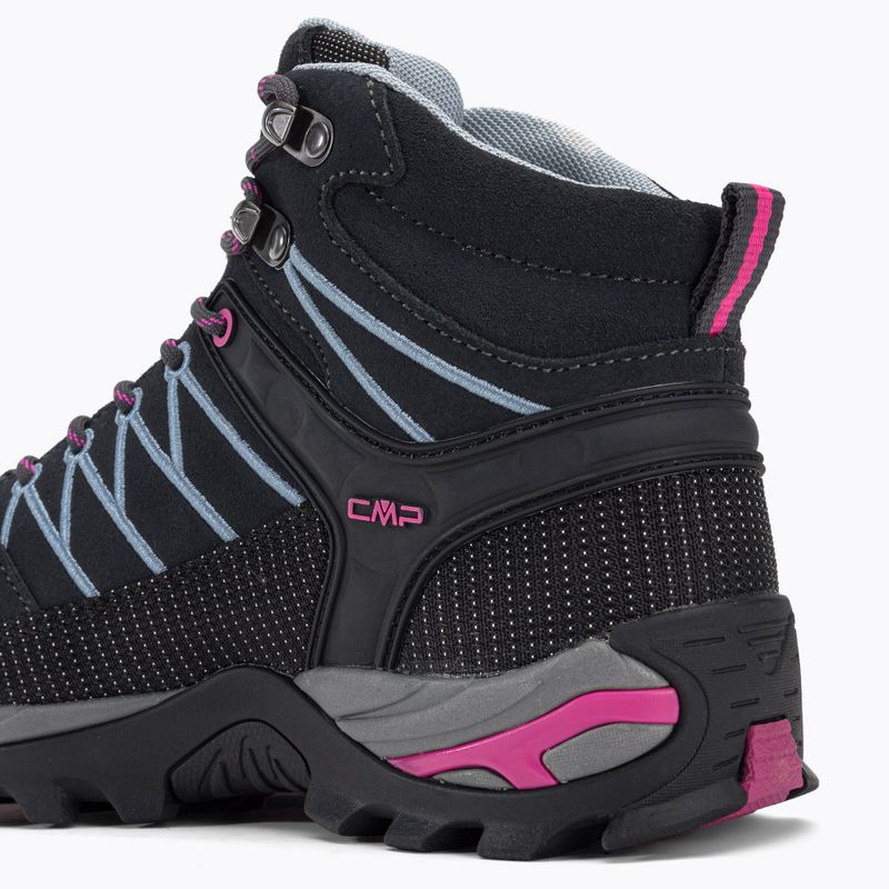 Damen-Trekkingschuhe CMP Rigel Mid Wp titanio/skyway 10