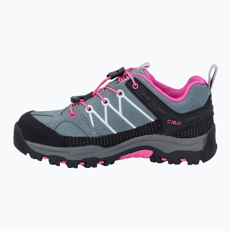 CMP Kinder-Trekking-Stiefel Rigel Low Wp mineral grün / lila fluo 10