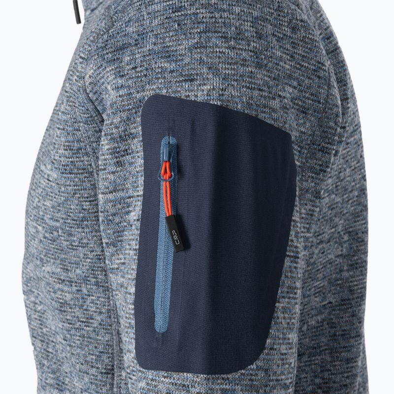 Herren Fleece-Sweatshirt CMP blau 3H6747N/5MM 4
