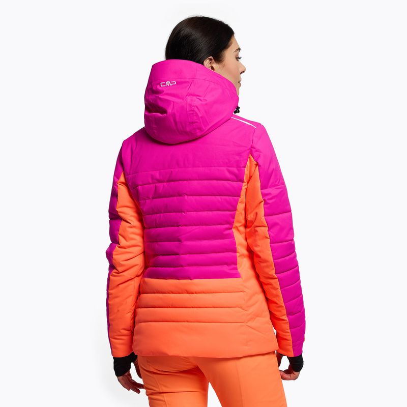 CMP Damen Skijacke rosa und orange 31W0226/H924 4